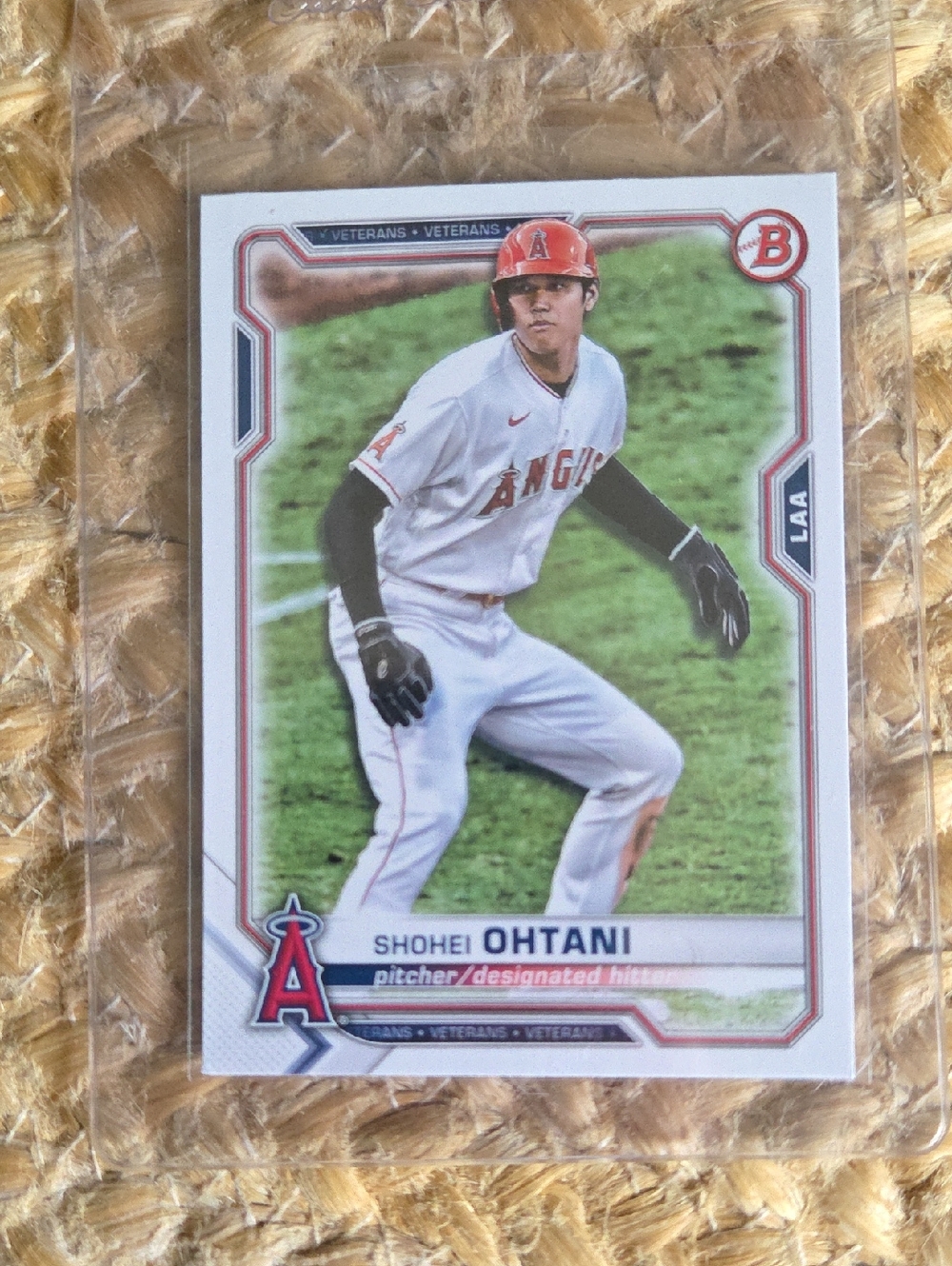 Topps Shohei Ohtani Card - White/Red